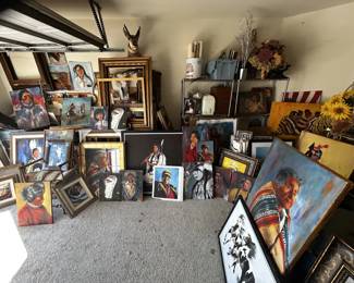 Native American style paintings 