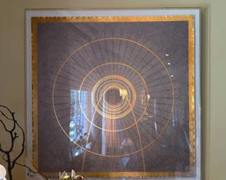 Golden Spherical Art