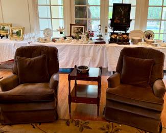Pair of Swivel Chairs