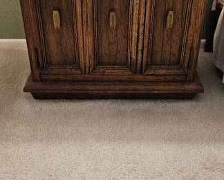 Nightstands (2) $25 each -- Dimensions -- 16 inches deep, 26 inches wide and 22 1/2 inches tall