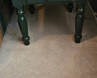 Side table. $30 Dimensions-- 22 inches wide, 26 inches deep and 20 3/4 inches tall