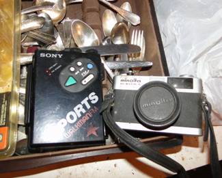 Walkman and camera