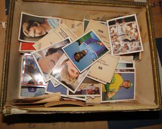 Baseball sticker cards