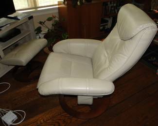 Chair with ottoman