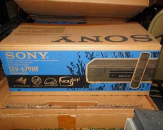 Sony VCR Plus in box