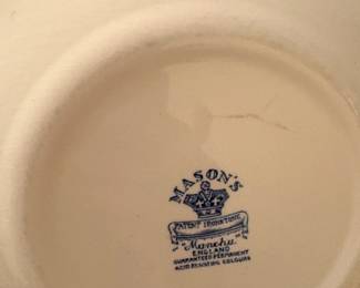 Back stamp of Mason's china