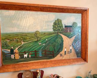 Primitive artwork by artist Lew Hudnall