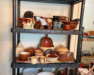 Red ware Pottery and Ironstone