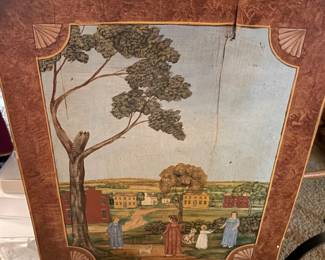Painted furniture also by Lew Hudnall