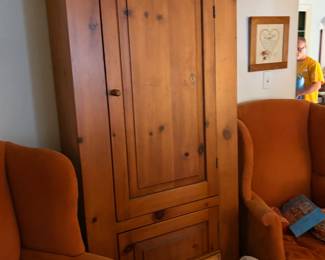 Large cherry cupboard