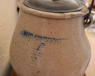 Signature on batter jar