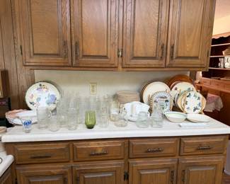 plates, glasses