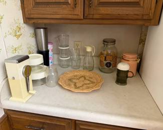 vintage ice crusher, misc. kitchen