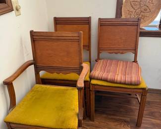 chairs for dining table, 6 total