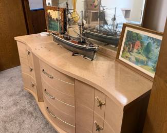 blonde dresser