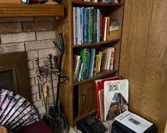 books, stereo, Bookcase