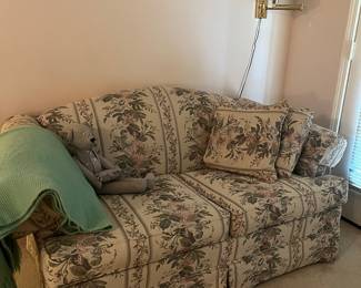Floral loveseat 