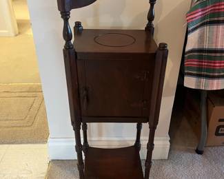 Antique smoking stand 