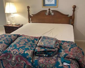 Queen bed, mattress set