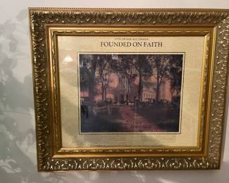 St Landry Church print 