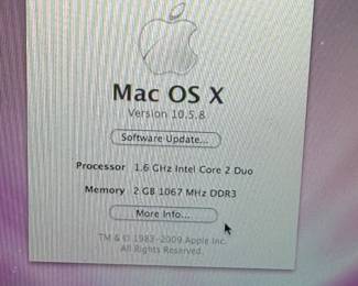 MacBook Air model A1304