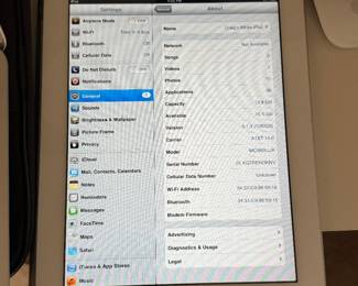 iPad model MC982LL/A