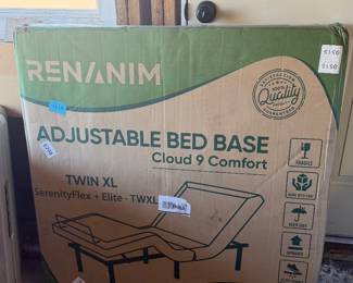 RENANIM adjustable bed base new in box