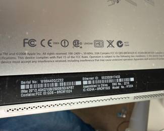 iMac model A1224