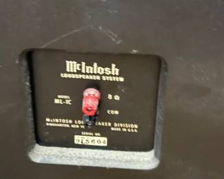 Mcintosh model ML-1C as-is