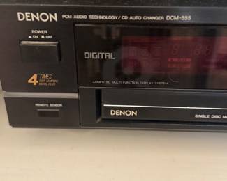 Denon Dcm-555 PCM AUDIO TECHNOLOGY CD AUTO CHANGER 