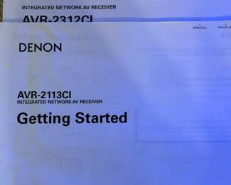 DENON receiver model AVR-2113CI