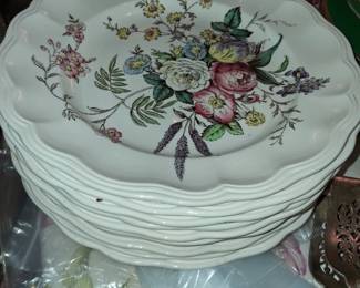 Set plates spode gainsborough