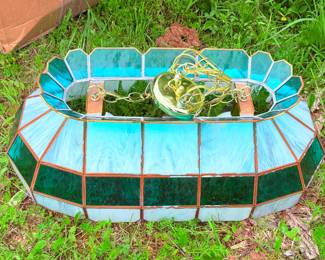 Pool Light Leaded Stained Glass 