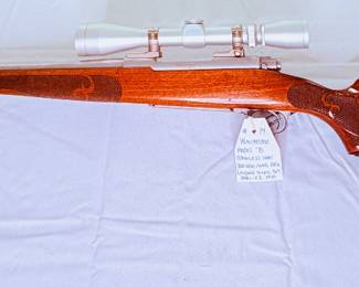 Winchester Model 70 Stainless Steel 300WIN  MAG Rifle Leupold Scope 3x9 Vari-x2 1979