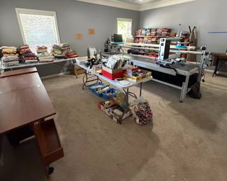Unbelievable sewing room. Quality everything