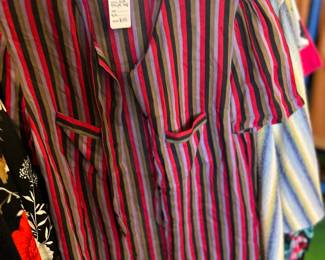 silk stripe top