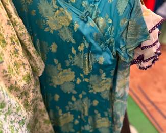 cheong sam turquoise