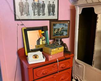 20 Painted Dresser, Vintage Menswear, Disco Ball, Needlepoint, Armoire