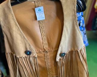 suede vest