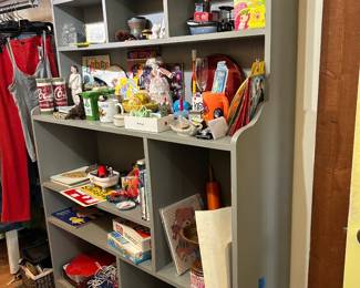 More smalls, toys, dolls, games, Large Bookshelf or Kitchen Cabinet