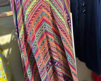 Cotton Chevron colorful skirt
