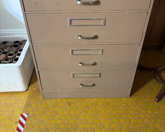 McCall’s printed patterns cabinet 
