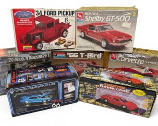 Model Car Kits Revell, Monogram, Lindberg, More Some Sealed