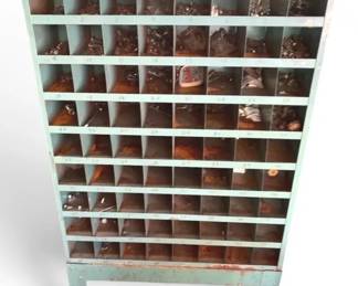 Metal Bolt Storage Cabinet