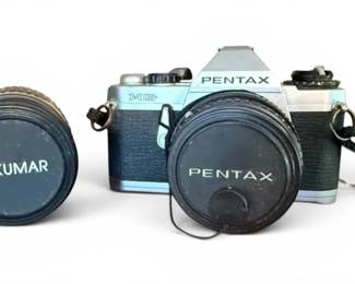 Vintage PentaxMG 50mm Film Camera Accessories