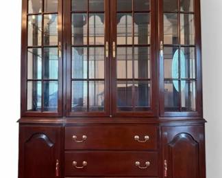 Harden Lighted Wooden China Cabinet