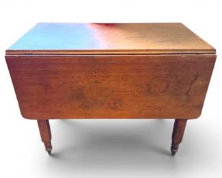 Antique Wooden Drop Leaf Table