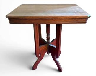 Antique Eastlake Style Wooden Parlor Table