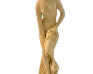 A. Santini Signed Greek Goddess Sculpture