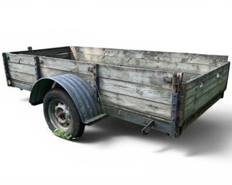 4.5 X 10 Wooden Trailer with LED Light Kit